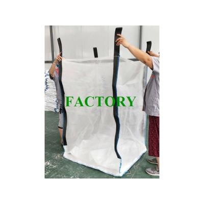 China Factory Direct Sale 1000kg Breathable Lining Heavy Duty Bag Large FIBC Jumbo Ton Bag For Cassava Starch for sale