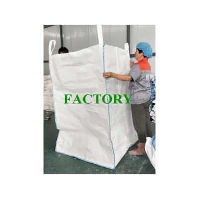 China High Quality Breathable 1500Kg Breathable Custom Recycle Potato Onions Ventilated Firewood Packaging Jumbo Big Bag for sale