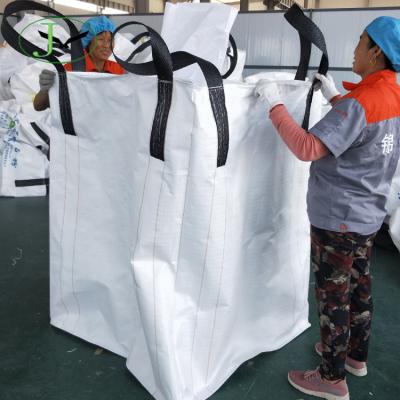 China Best Price Breathable Jumbo Bag Disposable , 1000kg Onion Packing Bag for sale