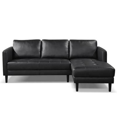 China Leather Corner Sofa Divani Living Room Bedroom Luxury Canape for sale