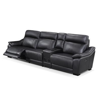 China Recliner china supplier 3 seater sofa set furniture leather recliner living room sofa for sale