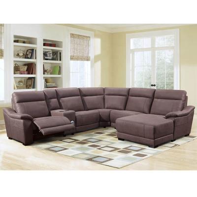 China Other Supplier Electric Sectional Set Living Room Luxury Nordic Leather Recliner Sofa China Fabric Carton Packing Customized European for sale