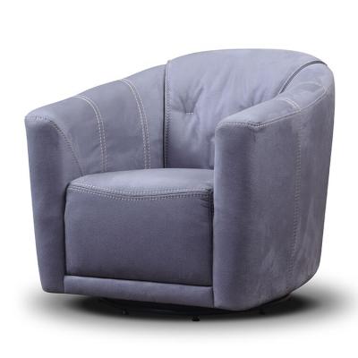 China Spinning Large Size Designs Rexine Scandinavian Fabric Single Seater Couch Sofa for sale