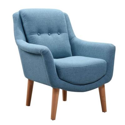 China Home Modern Armchair Velvet Fabric Blue Leisure Armchair Set For Living Room Sofa for sale