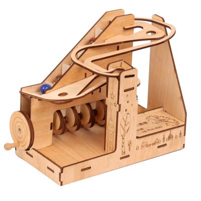 China Safety Kids Toys Technology Model Christmas Gifts 3D Pinball Game Wooden Puzzle for sale