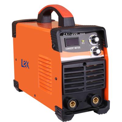 China Steel TOP 1 high quality arc welder mma inverter igbt 220v generator welders ZX7-200 mos lox tools for sale