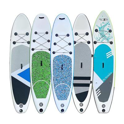 China Summer Unisex Hot SIP Inflatable Paddle Board Adults Stand Up Paddle EPS High Quality Teach Soft Top Surfboard For Surfing for sale