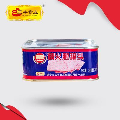 China Wholesale canned luncheon meat canned per ham 340g for sale