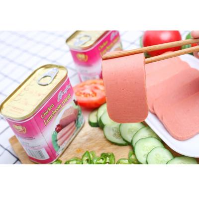 China Canned Strength Factory 340g Chicken Luncheon Meat Poultry Chicken Canned Meat for sale