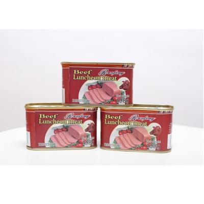 China Chinese food supplier OEM brand beef canned corned beef canned beef luncheon meat for sale