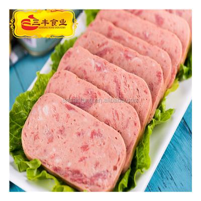 China No Artificial Colors OEM Canned Different Specifications 318g / 340g Chicken Luncheon Meat for sale