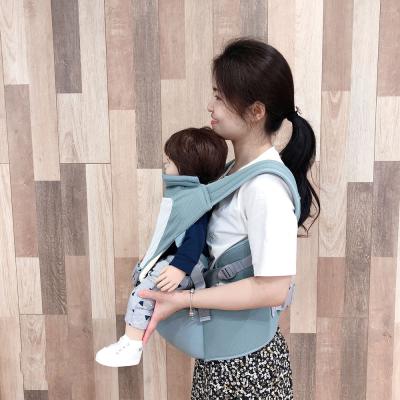 China Polyester Brightbebe New Design Wholesale Multifunctional 3 in 1 Wrap Toddler Backpack Hipseat Sling Baby Carrier Kids for sale