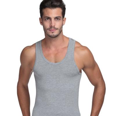 China Popular QUICK DRY Fitness Vest Gym Muscle Man Muscle Logo Custom Home Workout Tank Top For Man for sale