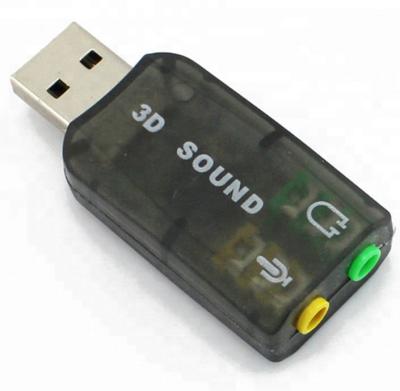 China Computer Factory Supply USB 2.0 Sound Card 5.1 External Channel 3D Mic Speaker Virtual Audio PC Adapter for sale