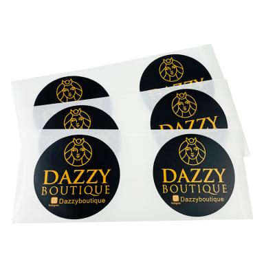 China Custom Multicolor Barcode Factory Circle Viscosity Packaging Labels Logo Stickers, Smooth and Strong for sale