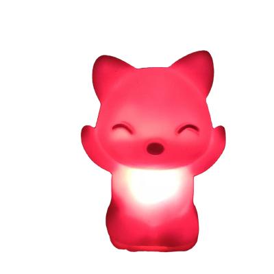 China LED Night Light Luminous Creative Light Gift Colorful Tortoise Fox Light Toy for sale