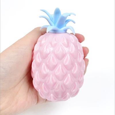 China TPR new direct TPR duct pineapple decompression exotic toy, compression music, pineapple duct soft rubber ball for sale