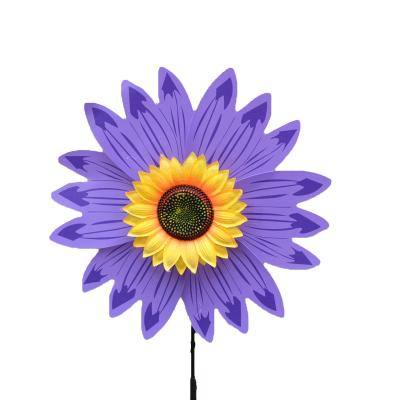 China Modern and simple modern and simple creative children's sun flower windmill toy spinning large colorful windmill for sale