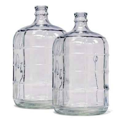 China linlang shanghai customized Soda-lime Glass carboy carrier Glass gallon bottle manufacturer for sale