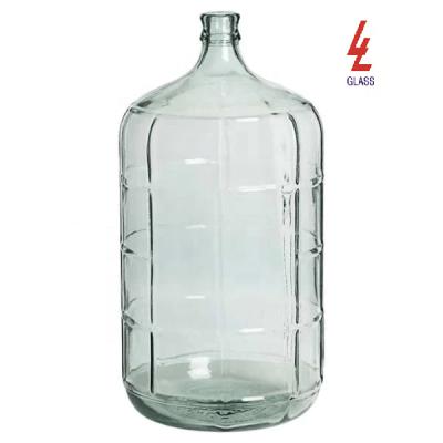 China linlang shanghai high quality Soda-lime Glass carboy carrier Glass gallon bottle 1gallon 3gallon 5gallon 6gallon for sale