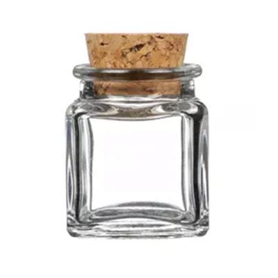 China Linlang shanghai hot sale customize spice container with cork top spice seasoning packaging shaker glass bottle jar for sale