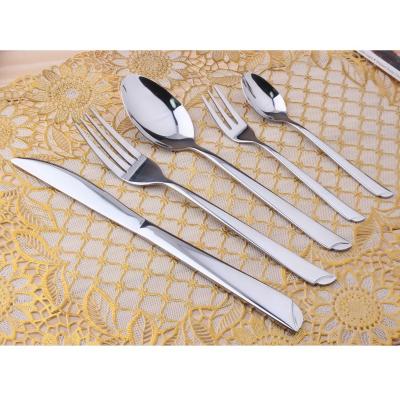 China Sustainable High Grade Tableware Spoon Fork Knife Set Stainless Steel Cutlery Set for sale