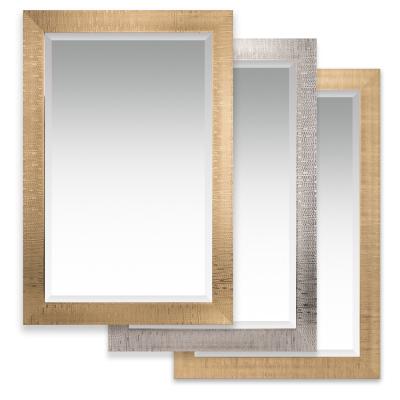 China HOFINE Contemporary Customized Decorative Wholesale Plastic Gold Mirror Frame Luxury Wall Mirror for sale