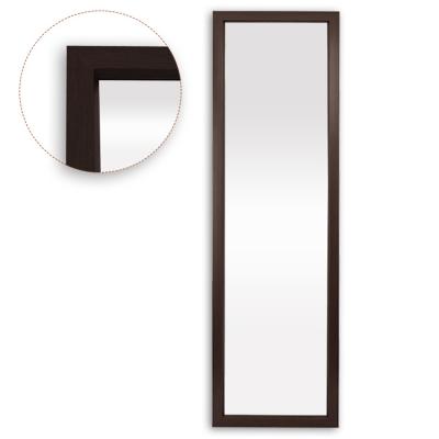 China Top Selling New Minimalist HOFINE Decor Floor Sight Mirror Rectangle European Style Home Full Standing Black Wall Mirror Framed for sale