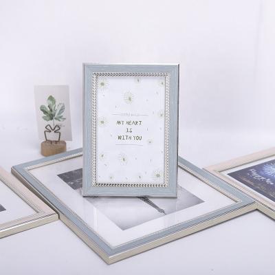 China HOFINE modern stylish plastic cheap home decor photo frame wooden photo 4*6