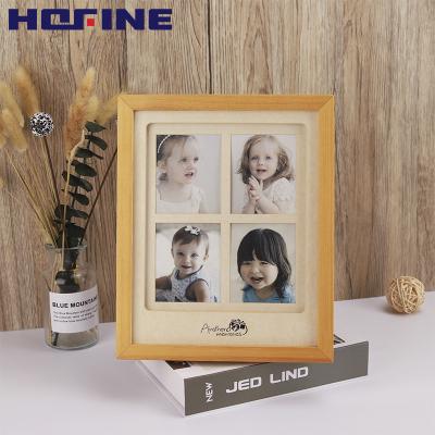 China Home decoration picture picture frame creative custom wall hanging solid wood children's picture frame color for sale