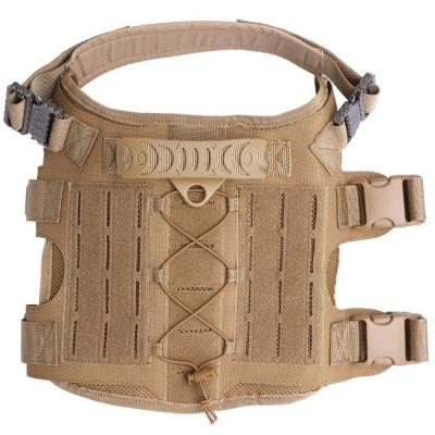 China Custom Military Dog Harness Tactical Dog Harness Wholesale Customized Adjustable Training Dog Harness for sale