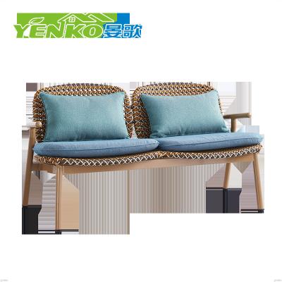 China Weather Outdoor Furniture Aluminum Outdoor wicker Sofa Furniture Set PE rattan sofa sets for sale