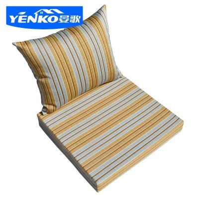 China Outdoor Memory Patio Rattan Furniture Cushion Covers Floor Cushions And Pillow Home Decorate For Garden Set Furniture for sale