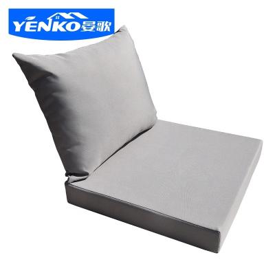 China Memory Patio Rattan Furniture Cushion Covers Outdoor Cushions Home Floor Cushions Decorate for Garden Set Furniture for sale