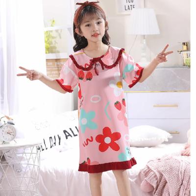 China Wholesale QUICK DRY Children's Nightgown Princess Style With Multi Patterns Good Quality for sale