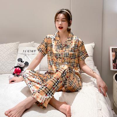 China Low Price Guaranteed Quality Pajamas Women's Luxury Satin Silk Pajamas QUICK DRY for sale