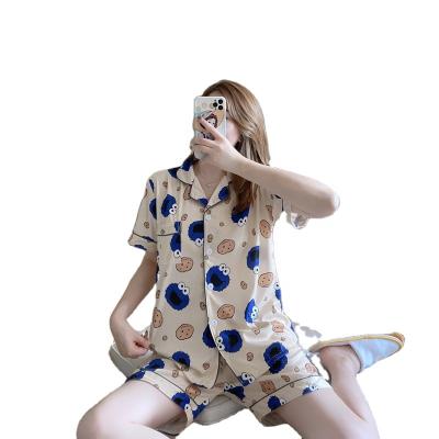 China 2021 QUICK DRY ladies shorts hot sale printed fashion pajamas home wear for sale