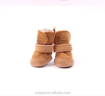 China Viable Free Sample Winter Pet Shoes Waterproof Style Fast Shipping Outdoor Dog Walking Shoes for sale