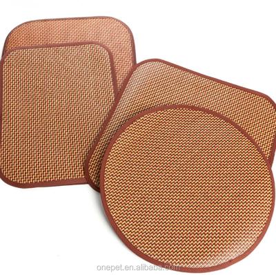 China Breathable Bamboo Mat Breathable Dog Pet Bed Accessories Summer Cooling Bamboo Mat for sale