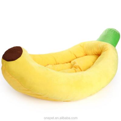 China New Design Breathable Deep Sleep Pet Bed Banana Dog Sofa Bean Bag Chair Pet Bed for sale