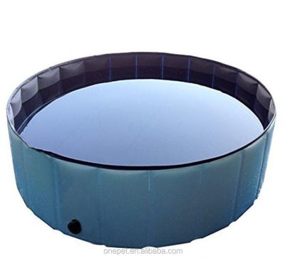 China Viable Summer Cool Pet Spa Pool Care Products Foldable Waterproof PVC Dog Pool for sale