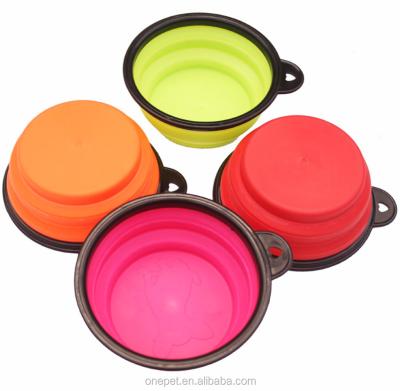 China Viable Collapsible Plastic Dog Bowl Anti Ant Travel Pet Bowl Pet Bowl for sale