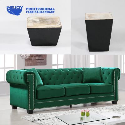 China New Design Modern Wooden Sofa Legs Cubic Wooden Sofa Legs for sale