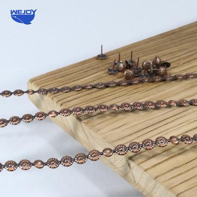 China Wejoy Metal Iron Nail Flat Joint Board Sofa Nails Decorative Furniture Bubble Nails For Sofa for sale