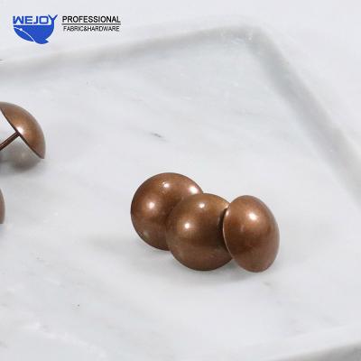 China Wejoy Flat Thumb Bubble Nails Antique Copper Upholstery Furniture Decorative Nail For Sofas for sale