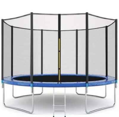 China Fitness Sports Safe Outdoor Trampoline For Boys And Girls With Protective Safety Net 10 Net Feet for sale