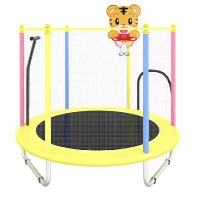 China Kids indoor soft playground equipment indoor trampolines that can be used in children's playgrounds and amusement parks with protective nets to prevent overturning for sale