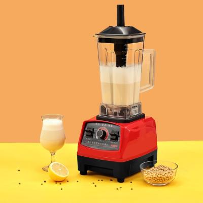 China Electric Silver Industrial Heavy Duty Smoothie Blender Household Kitchen Fresh Fruit Juicer Commercial Crest Blender for sale