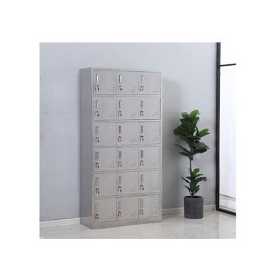 China Factory Wholesale Custom Modern Office Furniture Company School Storage Locker Door Locker (Other) Adjustable 18 for sale