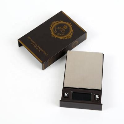 China WITH Pocket Border Hot Electronic Scale 0.01G Cigarette Holder Scale COVER LID Selling Smoking Accessories for sale